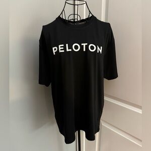 Peloton 100 Unisex Short Sleeve Tee in Black Size Medium